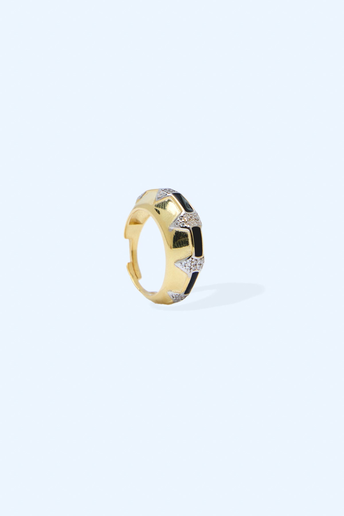 Bliss 925 Ayar Gümüş Taşlı Tasarım Yüzük